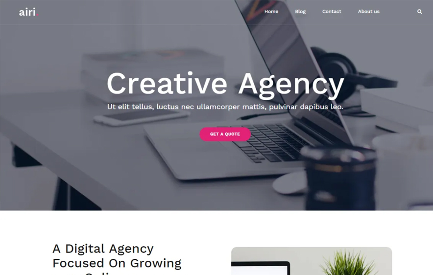 Airi Free WordPress Theme