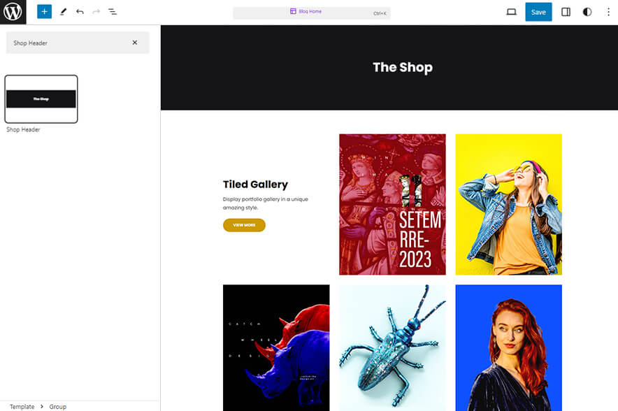 ElevateBiz Pro - Shop Header