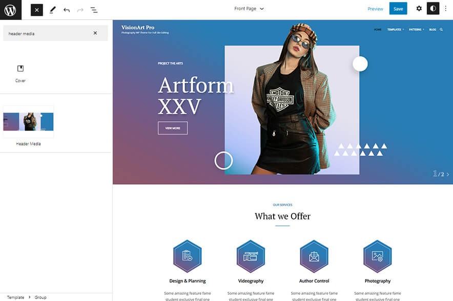 VisionArt Pro - Header Media
