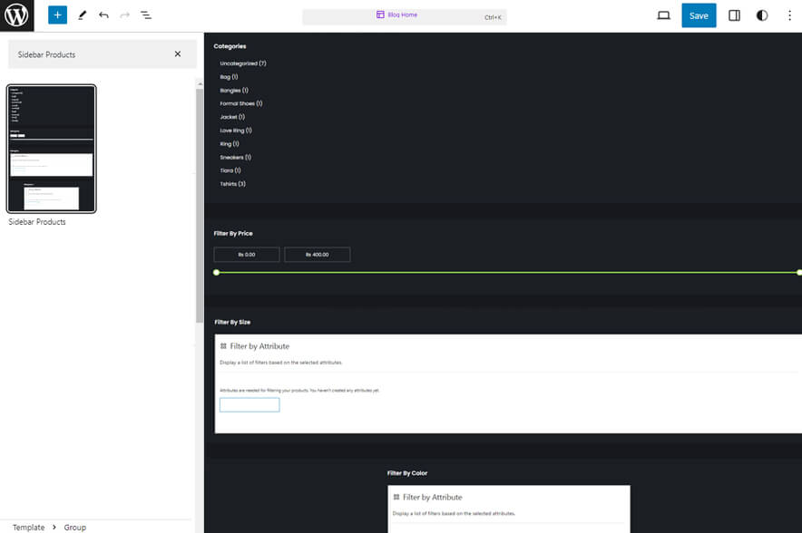 Warble Pro - Sidebar Products